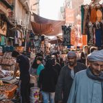 people between vendors